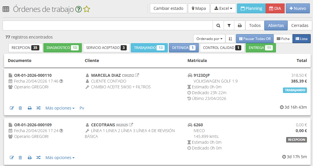 Cómo facturar órdenes de trabajo sin errores